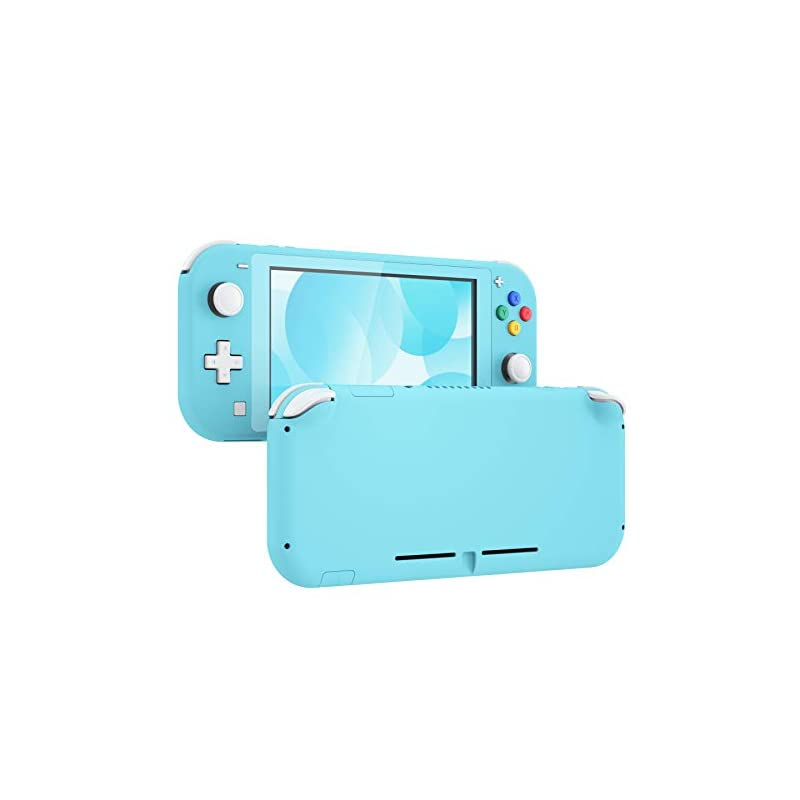 Switch Lite用カスタムケースカバースクリーンフィルムカスタムケースカバー【ヘブンブルー】