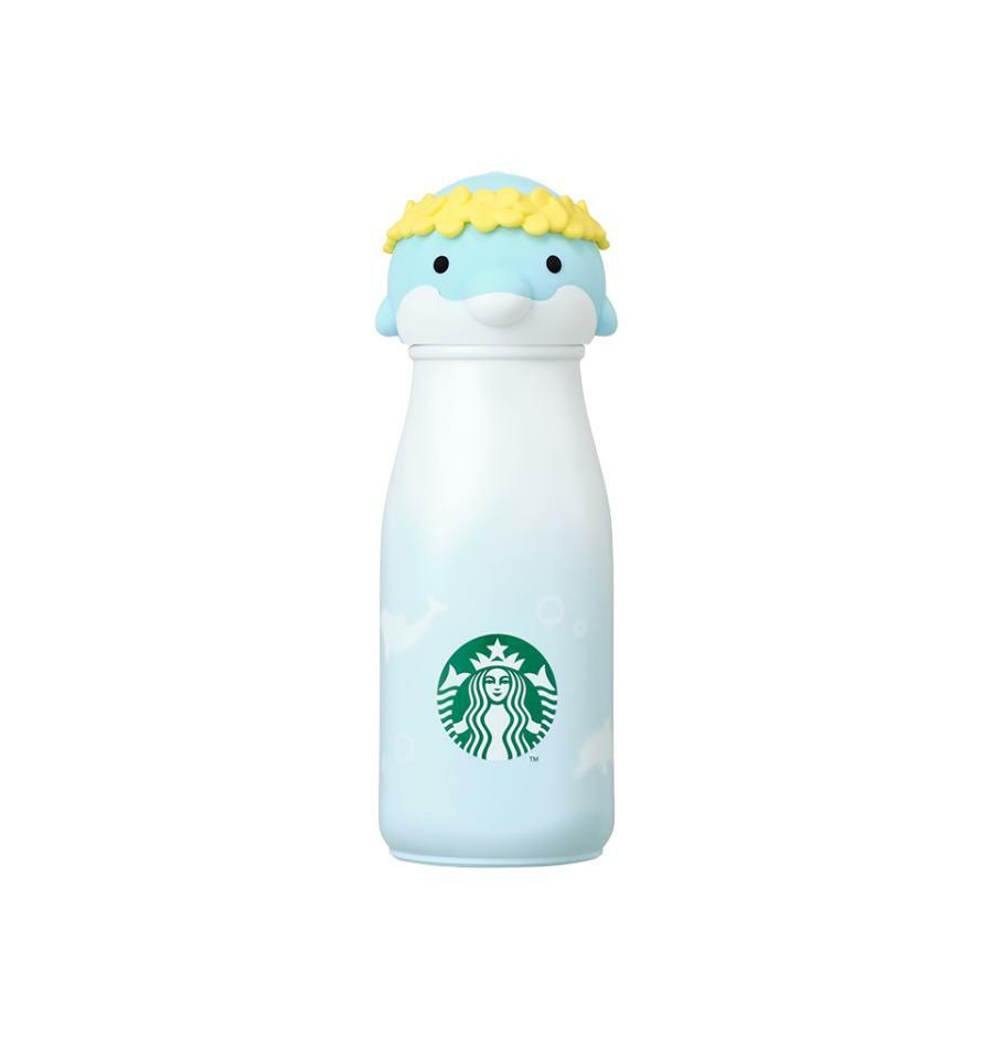 SS 済州(JEJU) イルカ コナ タンブラー 237ml 韓国限定 スターバ グッズ ドルフィン 蓋付き ステンレス 二重構造 真空断熱 保温 保冷