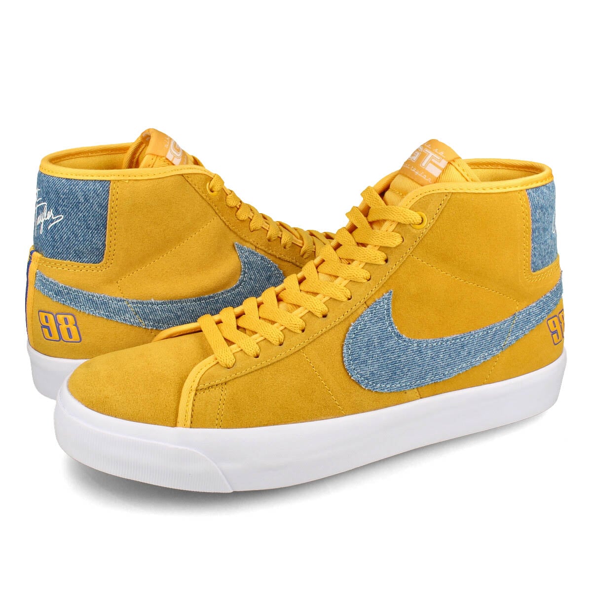 NIKE ZOOM BLAZER MID PRO GT UNIVERSITY GOLD/UNIVERSITY GOLD/WHITE/GAME ROYAL