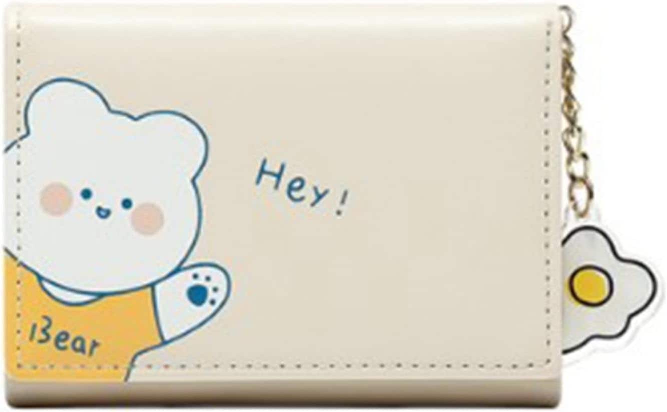 【20%OFFクーポン】小さい財布 レディース 財布 三つ折り 英字柄 アニマル柄 ボタン 大容量 小銭入れなし カード入れ お札が折れない 多機能 使いやすい 軽量 コインケース ウォレット かわい