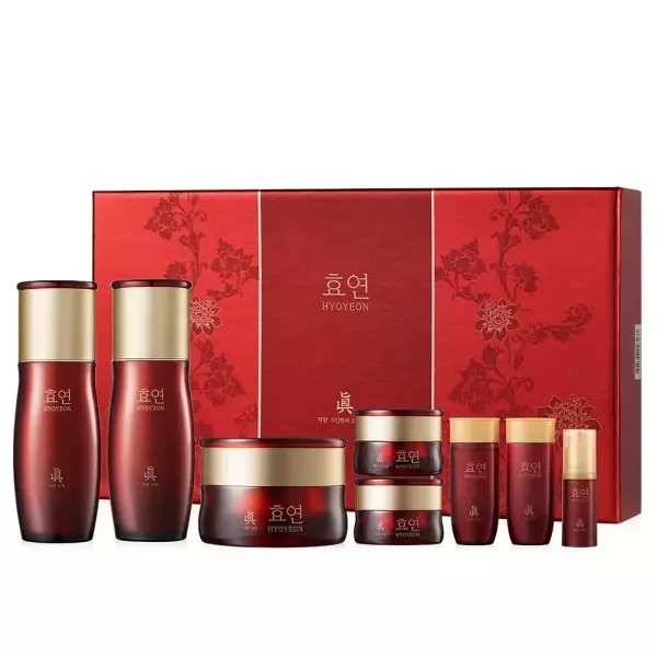 ヒョヨン滋養ジンスキンケア3種セット ((140ml+25ml)*2EA)+50ml+15ml+15ml+10ml :: スキンケアセット / 漢方 トナー / 漢方 エマルジョン /