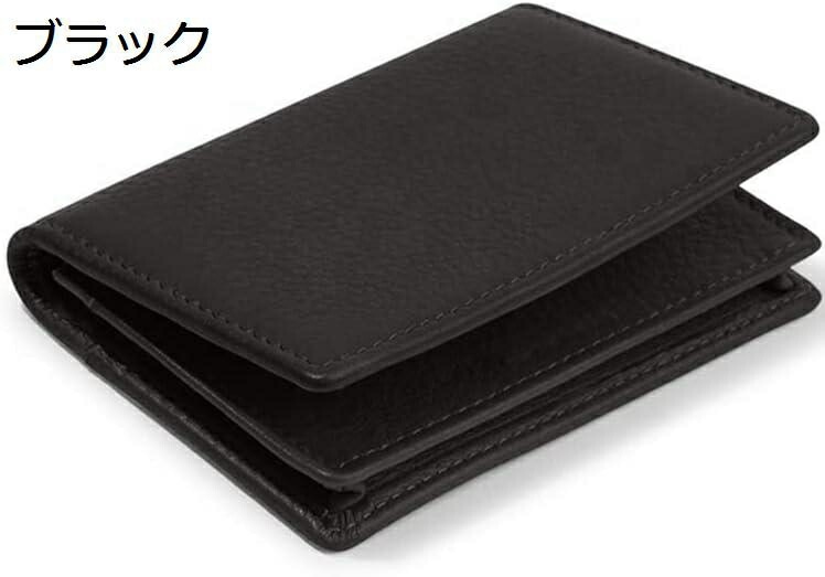 【20%OFFクーポン】名刺入れ 本革 レザー 40枚収納可 大容量 出し入れ簡単 使いやすい 生地柔軟 耐久性 型崩れせず 男女兼用 ギフト プレゼント ブラック 7,598円