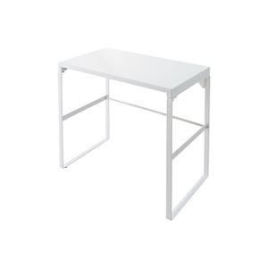 （まとめ）LIHITLAB 机上台390mm トールタイプ A-7335-0 白(×3セット)