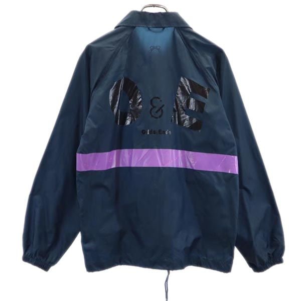 オッズアンドエンズ トーガ ナイロン バックプリント コーチジャケット ONE ネイビー Odds ＆ Ends TOGA メンズ