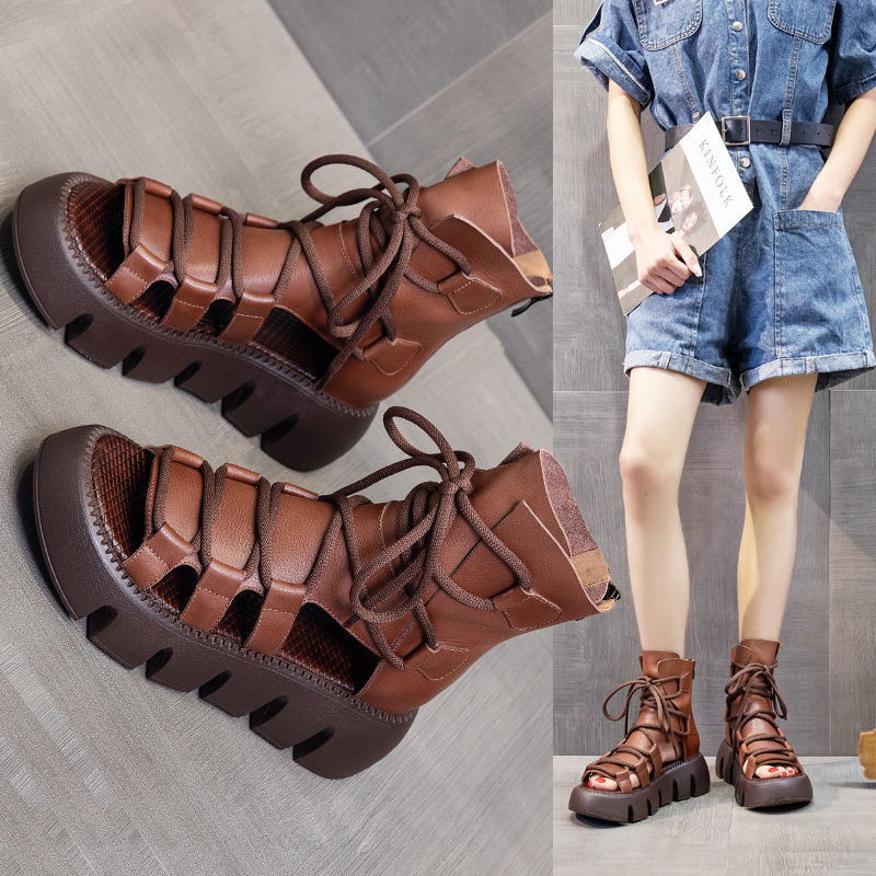 厚底スニーカーシューズスタイルアップ！ヒールパンプス ローファーモカシン話題！トングサンダル夏スポンジケーキショートブーツはくねつてき女性ハイトップローマン 5,207円