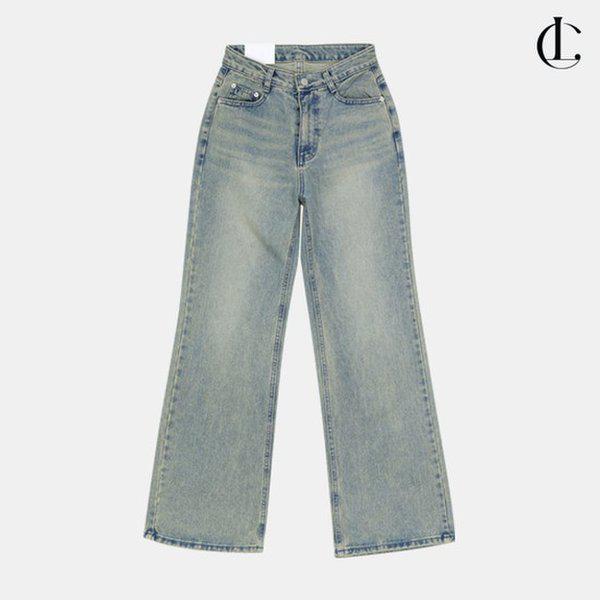 女性の秋のトレンディなカジュアルロングフィットブーツカットハイウエストデニムパンツジーンズLOLTP004