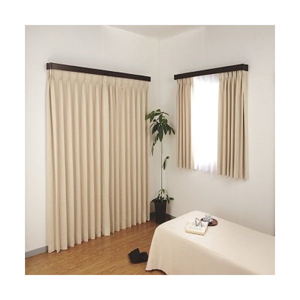 遮光カーテンレイルカバー レイベル 2M I6003ブラウンオーク メーカー直送