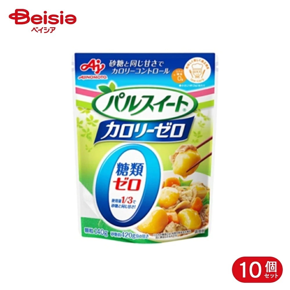 味の素 パルスイート カロリーゼロ 袋 140g 10個