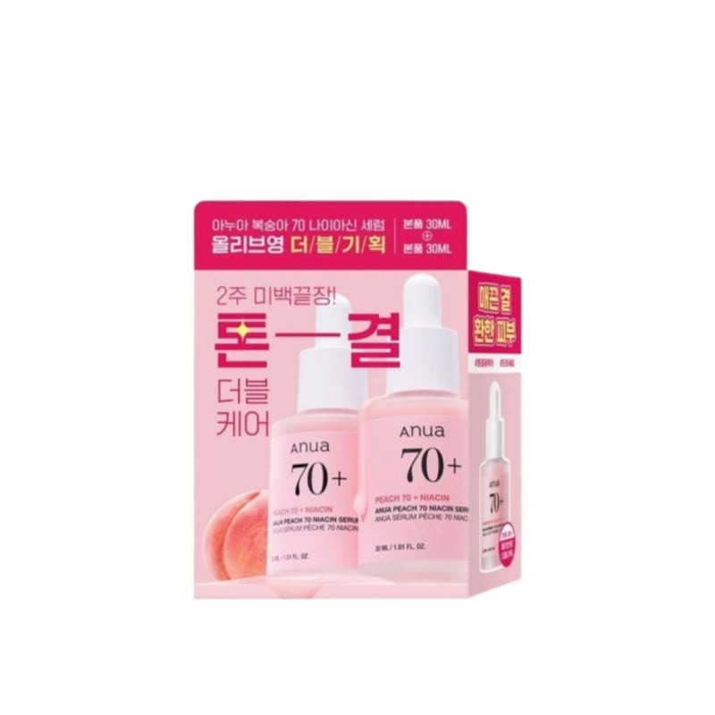 A**ua アヌ* 桃 70 ナイアシンアミド セラム 30ml ダブル企画