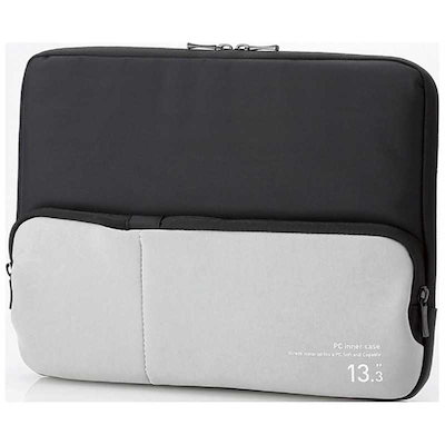 他サイト： エレコム　ELECOM　PCインナーバッグ ~13.3インチ ノートPC対応 　BM‐IBPT13BK (ブラック)の商品画像