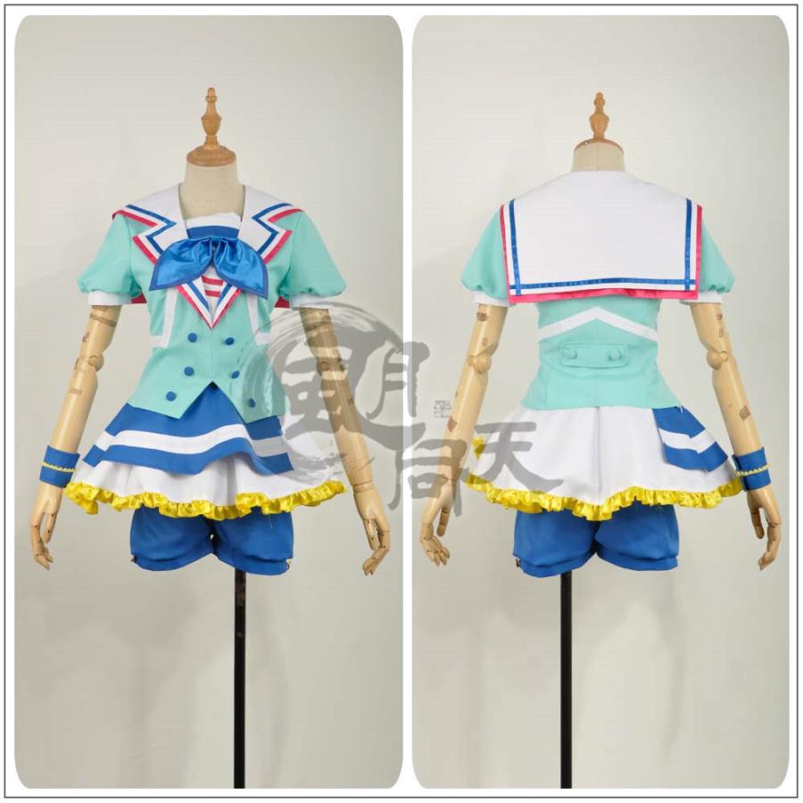 2点購入で1OO円オフ 激安販売 cosplay LoveLive! 着物 コスプレ衣装 渡辺曜 覚醒後 Heart 青空Jumping 初期 ラブライブ!R