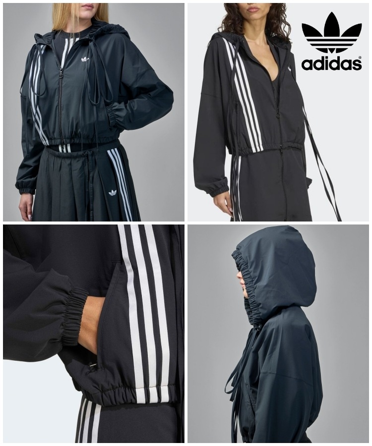 Qoo10 adidas リボンオフプレースド ジャケット ミドル