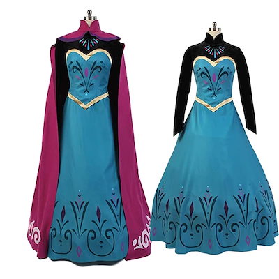 アナ雪 エルサドレスのみ コスプレ 大人 Amazon.co.jp: アナと雪の女王 エルサ ドレス コスプレ
