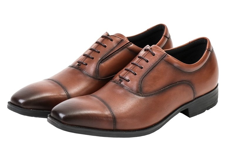 テクシーリュクス TU-7010-025-25.5 ビジネスシューズ　ストレートチップ（ブラウン・25.5cm） A6TU7010025255