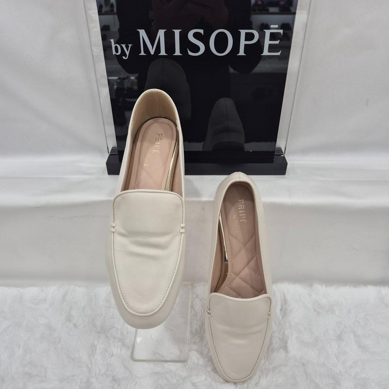 By 女性 ベーシック クラシック ローファー 112HT419TG003 IVORY 2 JJ