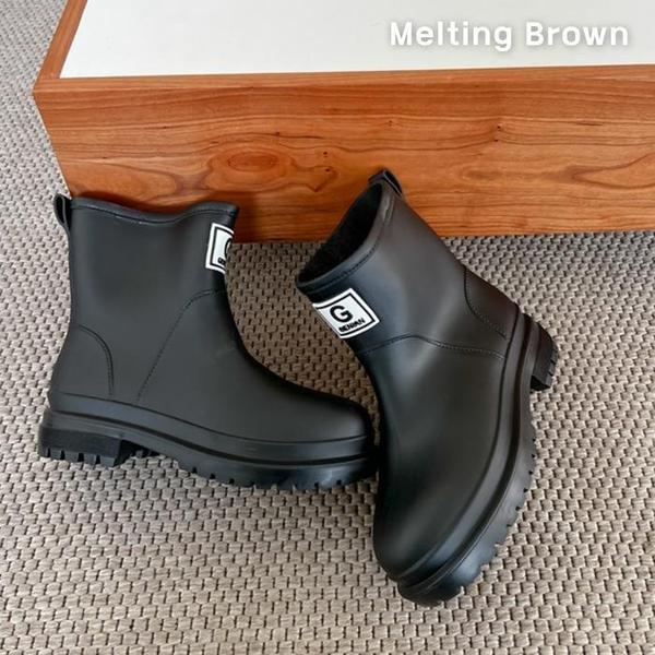 女性 デイリー ファッション 長靴 ショート レインブーツ