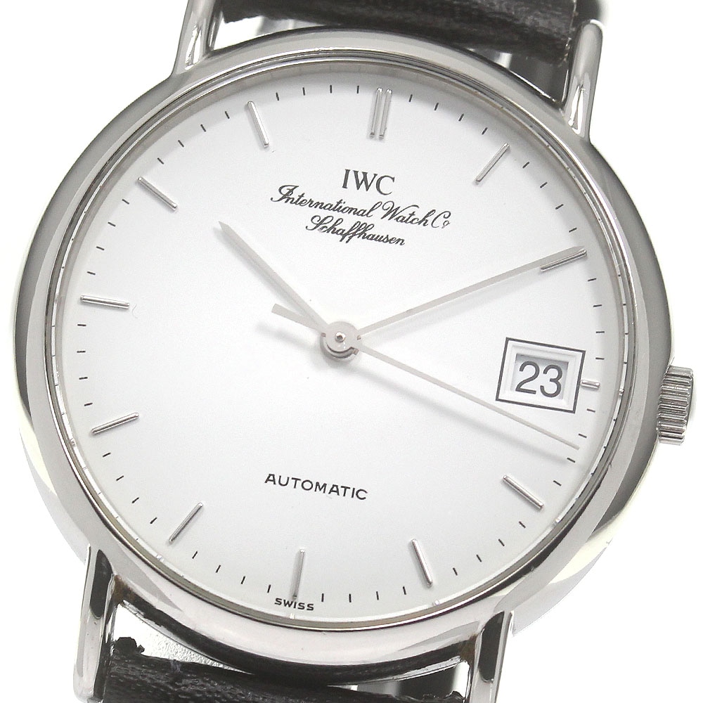 IWC SCHAFFHAUSEN IW351320 ポートフィノ デイト 自動巻き メンズ _833639【中古】