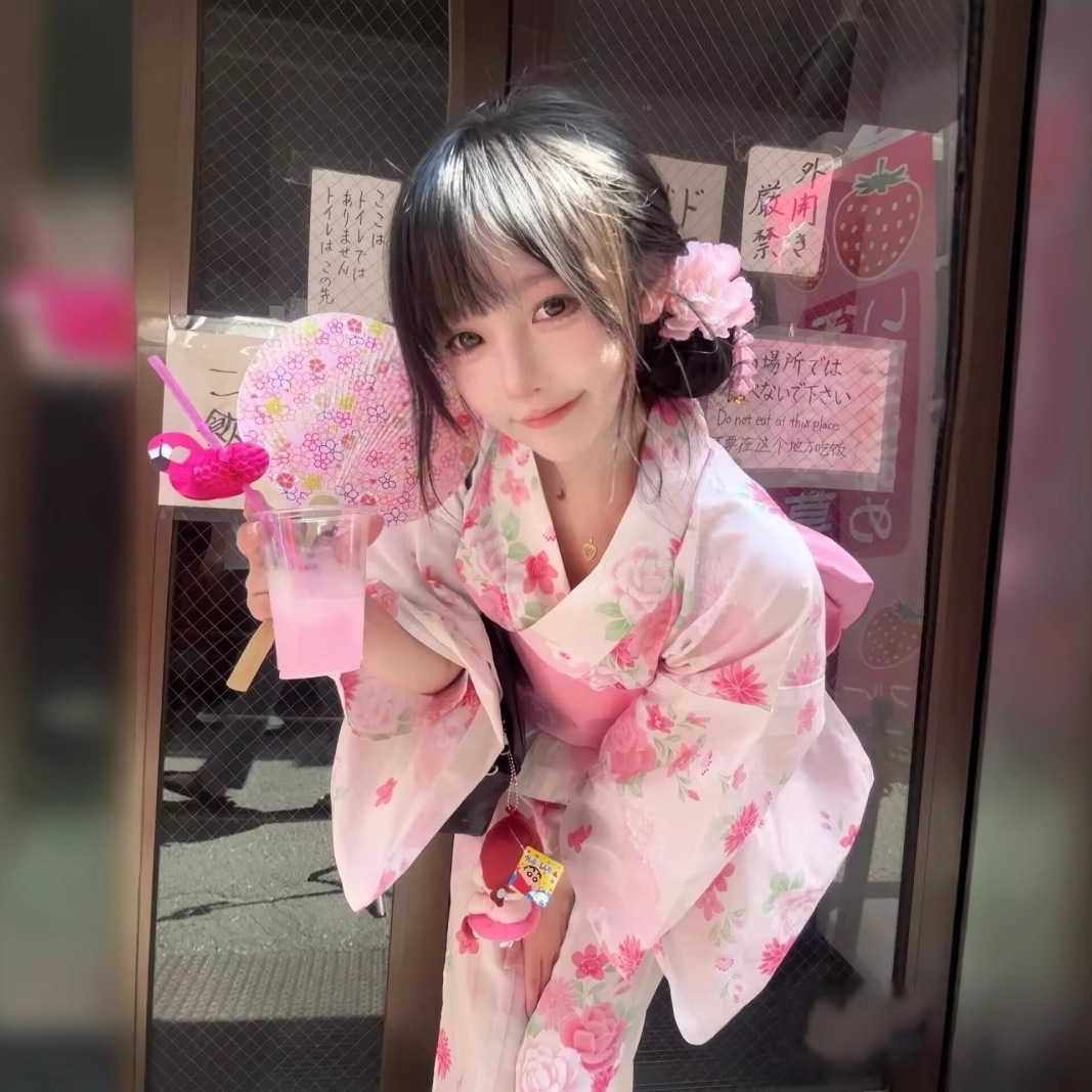人気 神聖感改良着物 乙女正装浴衣 日本写真撮影に 花火大会