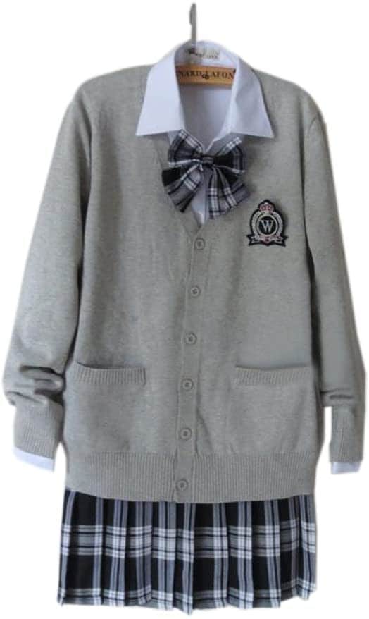 JK制服4点セット大きいサイズ女子高学校制服春秋冬用スクール仮装コスチュームJKコスプレクラスの服學