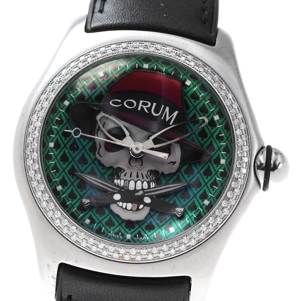 コルム CORUM 08.0004 バブル ギャング ベゼルダイヤ 自動巻き メンズ _845304【中古】