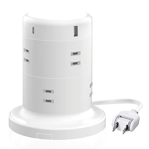 サイズ：USB-C2 USB-A3[USB PD対応] エレコム 電源タップ タワー型 延長コー