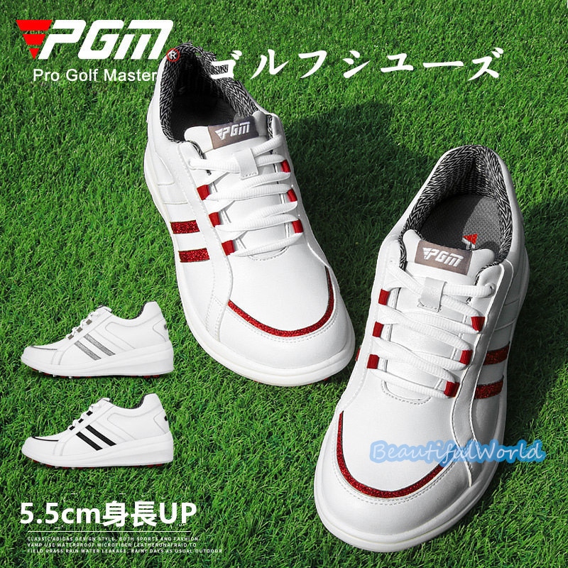 ゴルフシューズ レディース おしゃれスニーカー スポーツ スパイクレス フィット感 軽量 耐久 動きやすい 防水 防滑 耐磨 練習場 四節可能G63