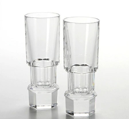 Baccarat 2603422 バカラ グラス ペア アビス ウォッカ ショットグラス クリスタルガラス 10.5cm　60ml 客数x2 付属品 純正BOX・コントロールカード