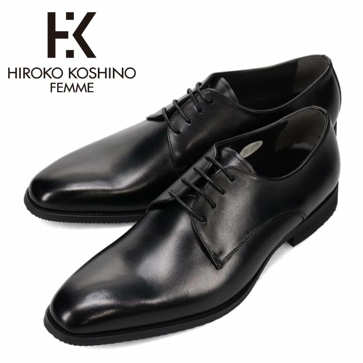 ヒロココシノ オム HIROKO KOSHINO HOMME メンズ プレーントゥ ビジネスシューズ HR5003 外羽根 本革 マドラス 8,873円