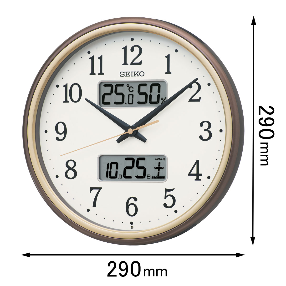 セイコー 電波掛け時計 SEIKO 電波クロック KX-275-B