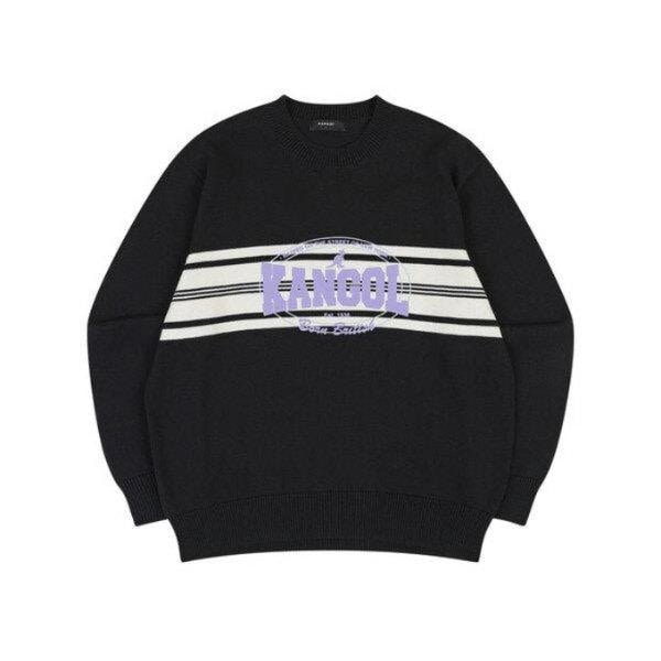 長袖Tシャツ CQK KQFC-KN18870BK カレッジバーシティセーター 1887 ブラック