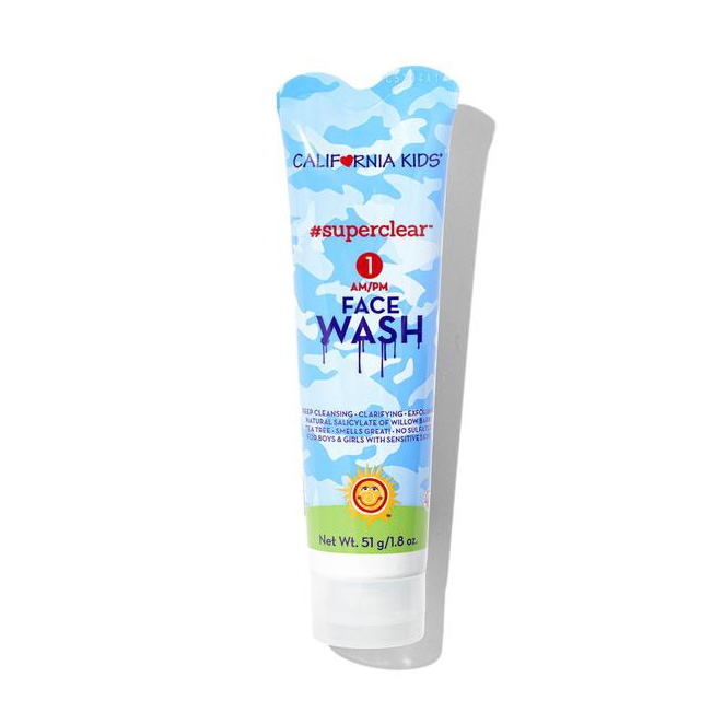 カリフォルニアキッズスーパークリアフェイスウォッシュチューブタイプ/出産/幼児用品