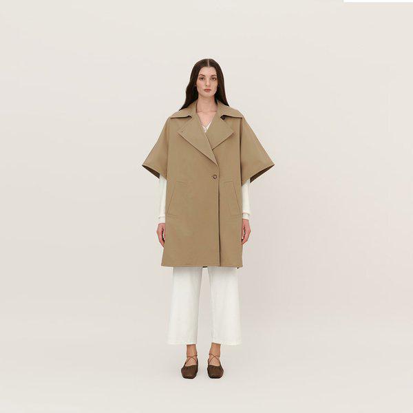 [公式] メルシエ ポンチョ トレンチコート LWSRJK00030