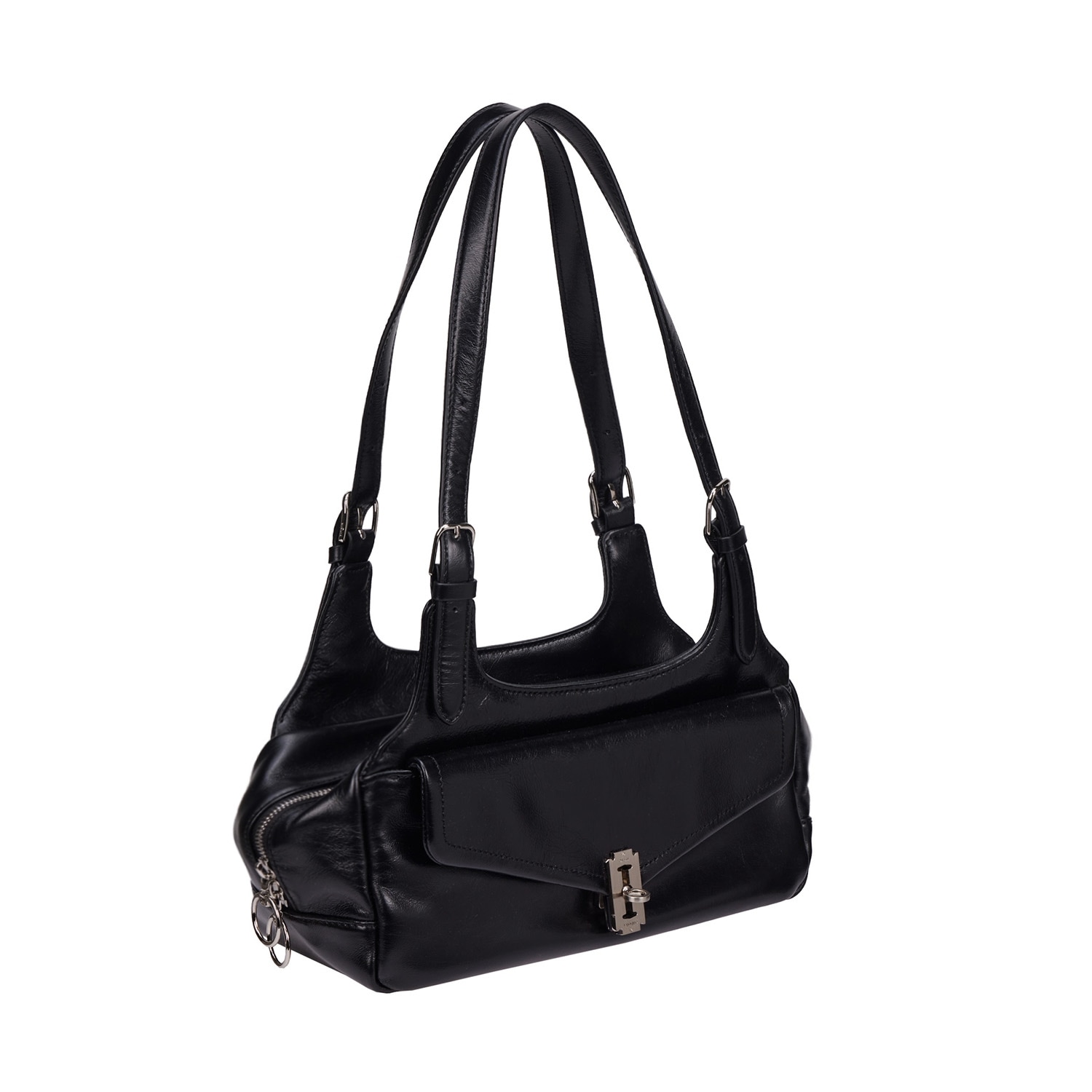 【VUNQUE】 OCCAM DOUX DOUBLE POCKET SHOULDER M : BLACK