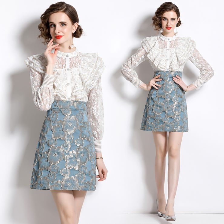 【6月5日20時 新作　レースジャガードドッキングワンピース レースジャガードドッキングワンピース ワンピース 結婚式 ドレス 結婚式 二次会 入園式 卒業式 大人 上品 入学式 OL パーティードレ