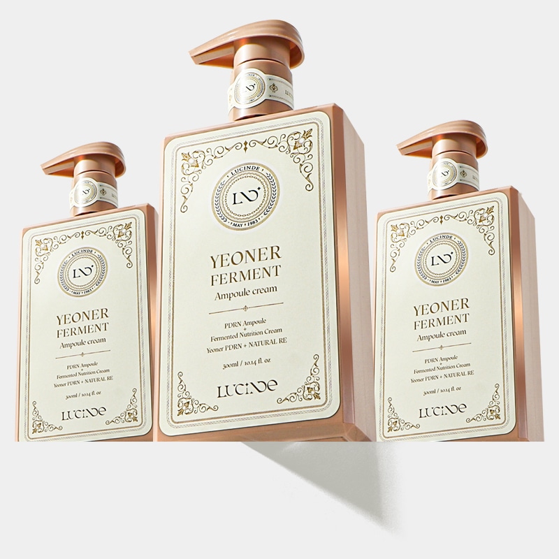 PDRN Yeoner Perment Ampoule Cream 300ml X 3個 SET / サーモン発酵 アンプル クリーム 300ml X 3個 SET [国内発送]