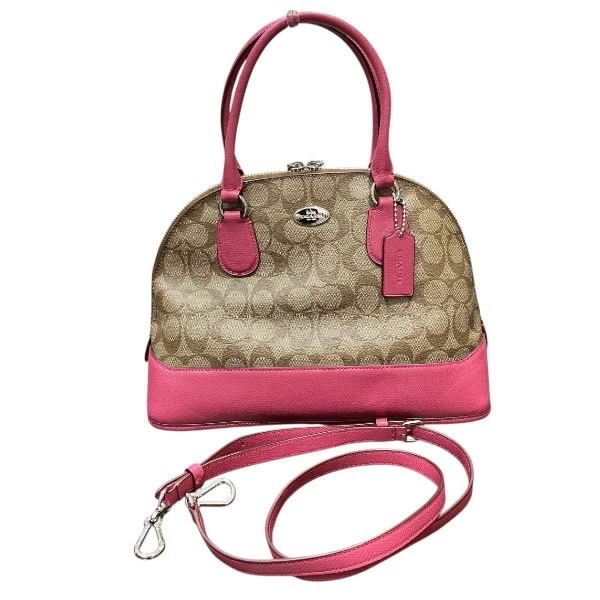 コーチ ラグジュアリー シグネチャー F33904 ハンドバッグ ショルダーバッグ 【中古】