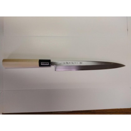 日本製 堺の包丁 堺一文字吉国作 白二鋼 柳刃 包丁240mm