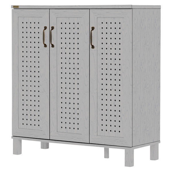 GK95-90 WH GENKA（ジェンカ）シューズボックス（90cm幅） ホワイト メーカー直送