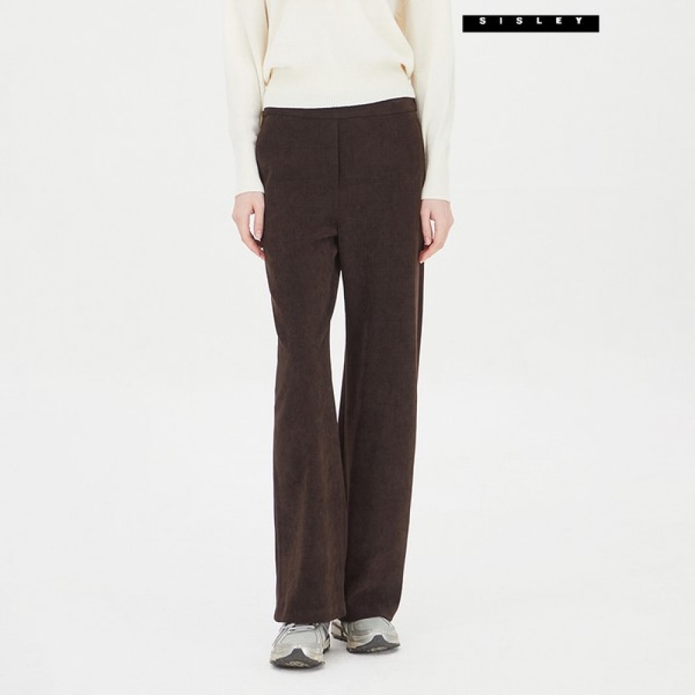 (シスレー) シスレーベリーコーデュロイワイドバンディングパンツ SAPTC3461_DW