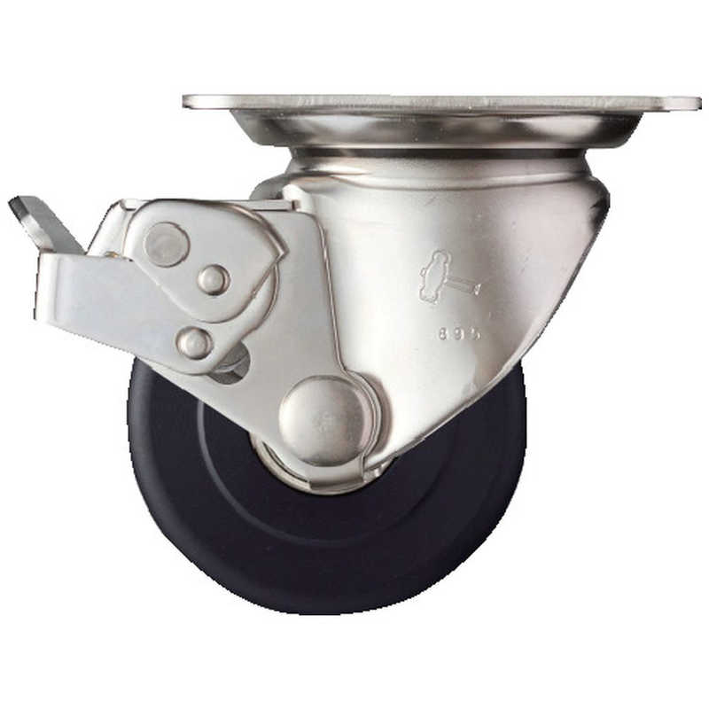 ハンマーキャスターセールス　ハンマー SUS 低床式重荷重用 自在 SP付 MCナイロンB車75mm　545S0HMCB75
