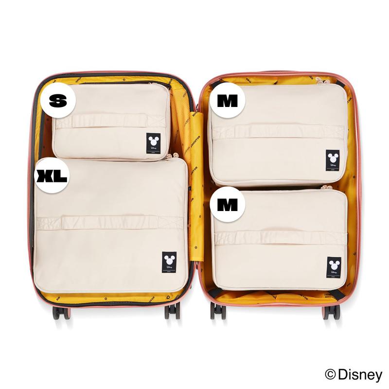 ディズニー キープル S+M+M+XLセット 圧縮ポーチ 衣類整理 キャリーケース 衣類収納 バッグ 旅行用品 旅行準備物 必需品