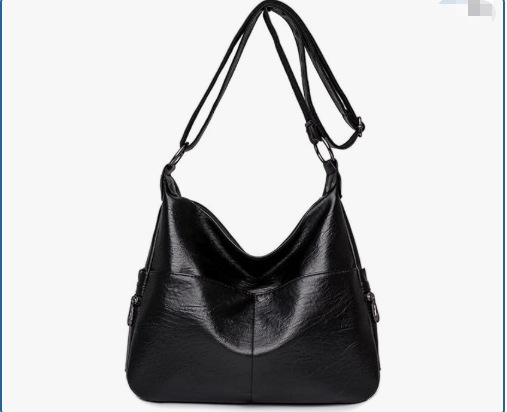 一流の職人が作る 大人な ショルダー トート バッグ 多機能 3WAY 斜め掛け PU レザー レディースブラック