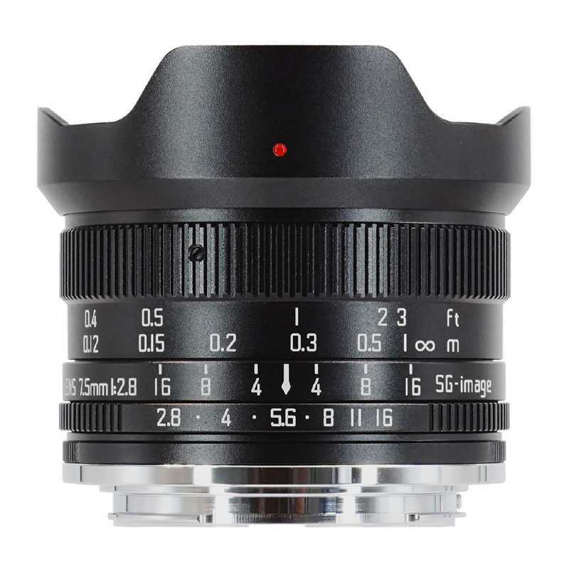 SGIMAGE　SG-image 7.5mm F2.8 APS-C 富士フイルムXマウント ［FUJIFILM X / 単焦点レンズ］　SG7.5mmF2.8XC