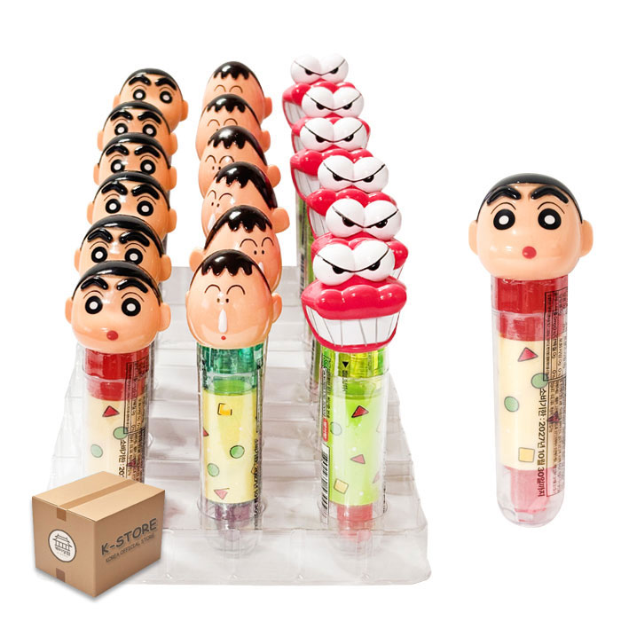 [業者向け] クレヨンしんちゃん 口紅形 キャンディー 5g (18 x 8) / 1BOX 韓国お菓子