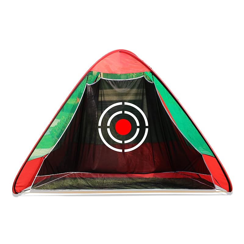 【国内即発】ゴルフネット ゴルフ練習ネット ゴルフスイング練習ネット ゴルフトレーニングネット ゴルフ防球ネット ゴルフ飛散防止ネット ポップアップ式 室内 屋外 1.8x2.1x3m