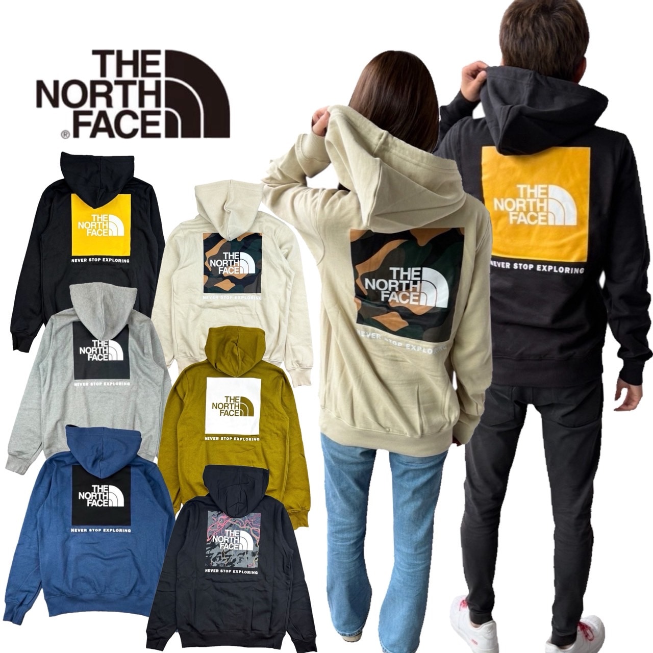 ザ ノースフェイス The North Face パーカー NF0A7UNS ボックスロゴ バックロゴ プリントロゴ 裏起毛 THE NORTH FACE BOX NSE HOODIE