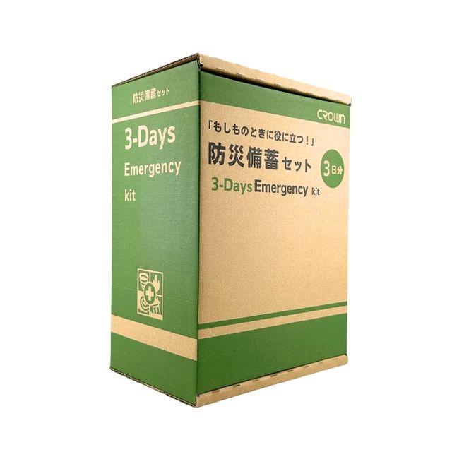 （まとめ買い）防災備蓄セット 3日分 A4箱型サイズ 6年保存 CR-BS300 [x3]