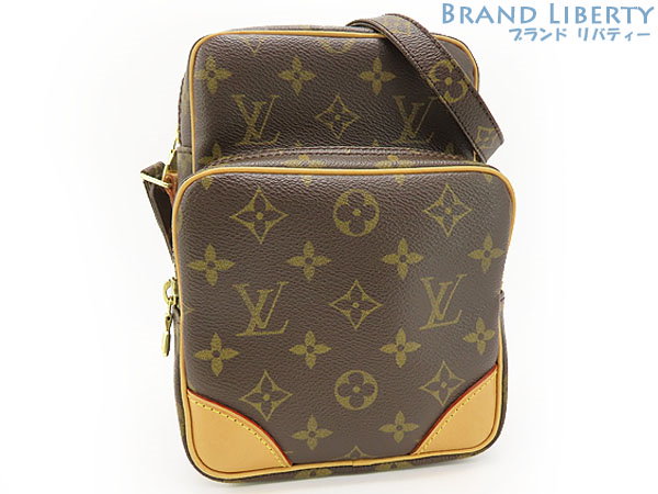 Qoo10] Louis Vuitton 超美品ルイヴィトンモノグラムアマゾン斜め