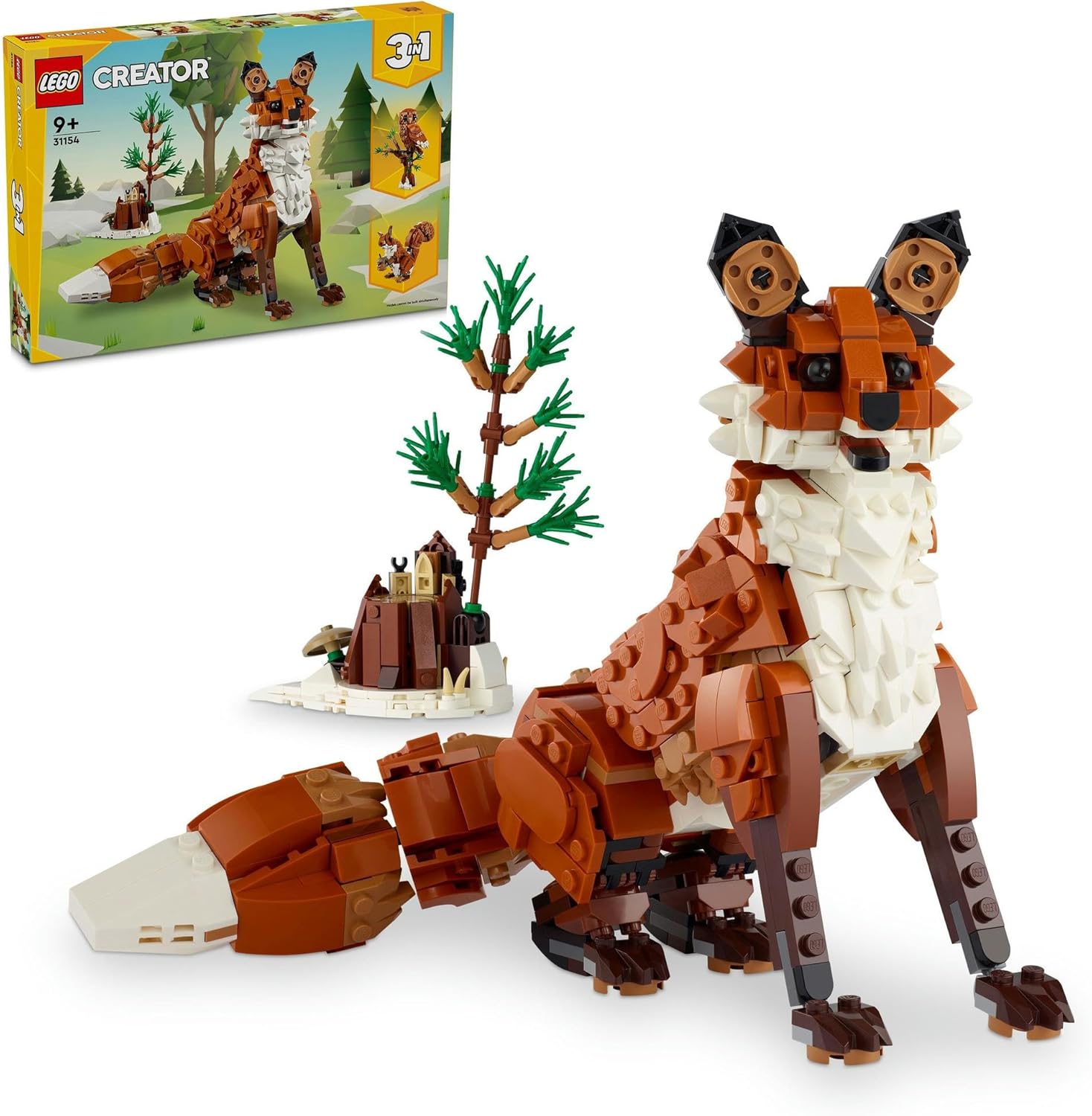 レゴ LEGO クリエイター エキスパート 森のどうぶつ:アカギツネ 31154 おもちゃ 玩具 プレゼント 誕生日 ブロック クリスマス 男の子 女の子 子供 9歳 10歳 11歳 小学生 動物