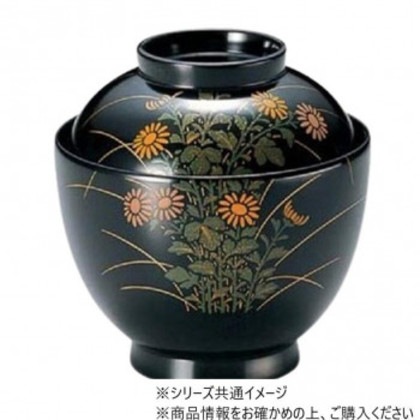 3.1寸たまご小吸椀 野菊 手塗漆手描き 32603090